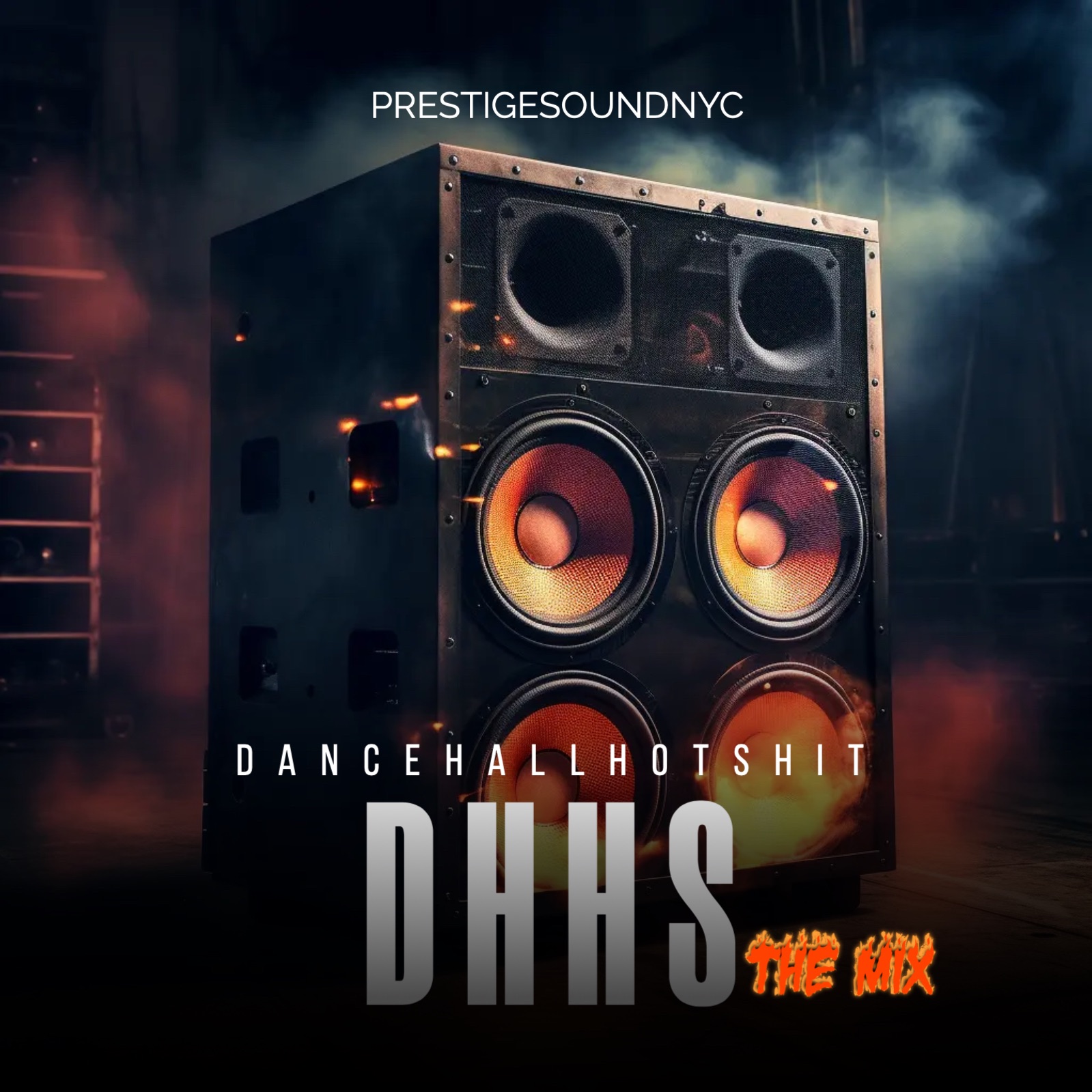 Dancehall Hot Shit official Prestige Sound mixtape cover