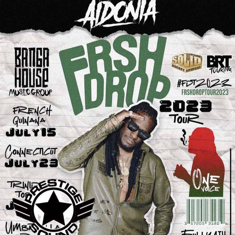 Fresh Drop Tour Aidonia and Govana official mixtape cover