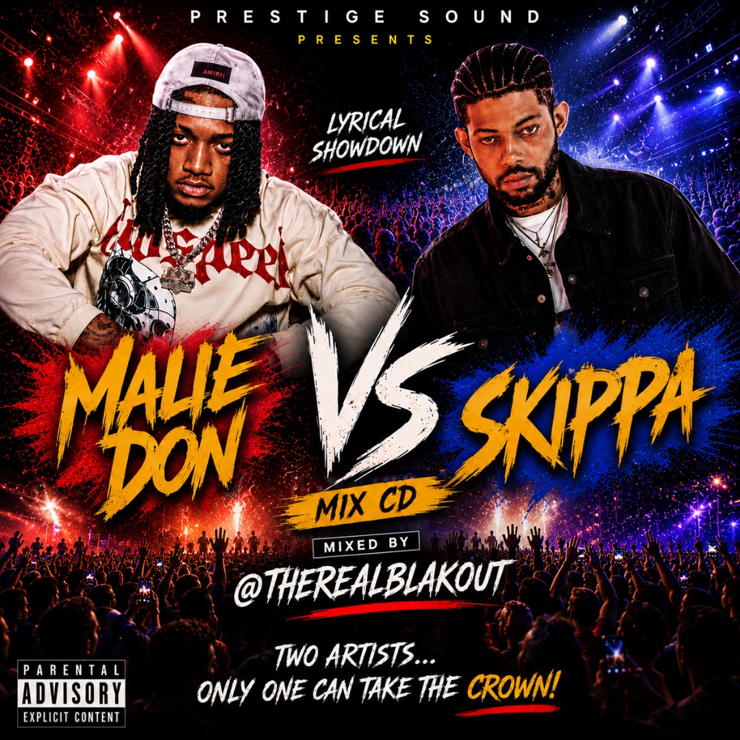 Skippa versus Malie Don official dancehall mixtape cover
