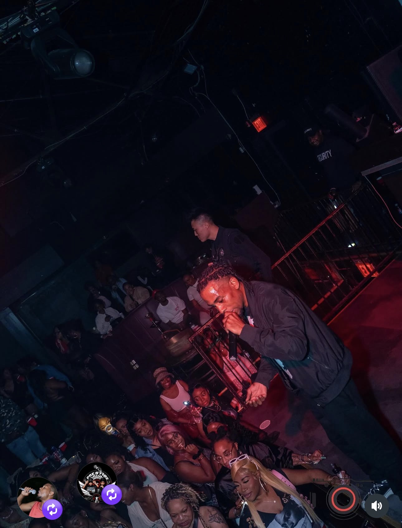Prestige Sound live performance moment