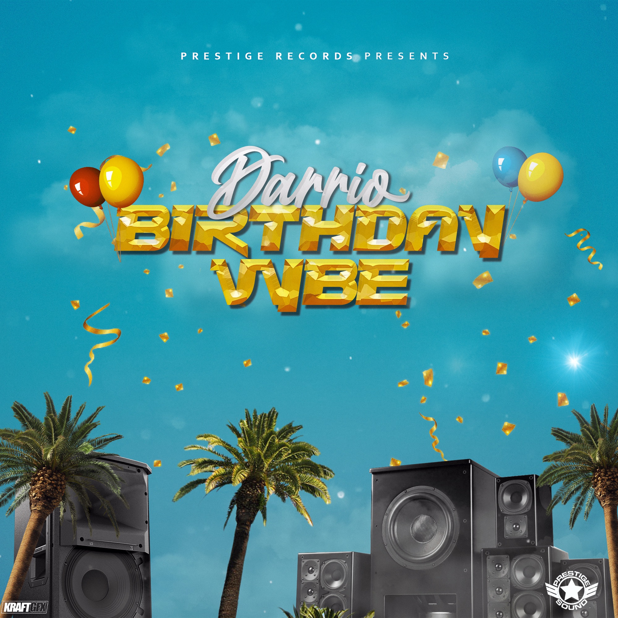Official Darrio Birthday Vybe single cover art